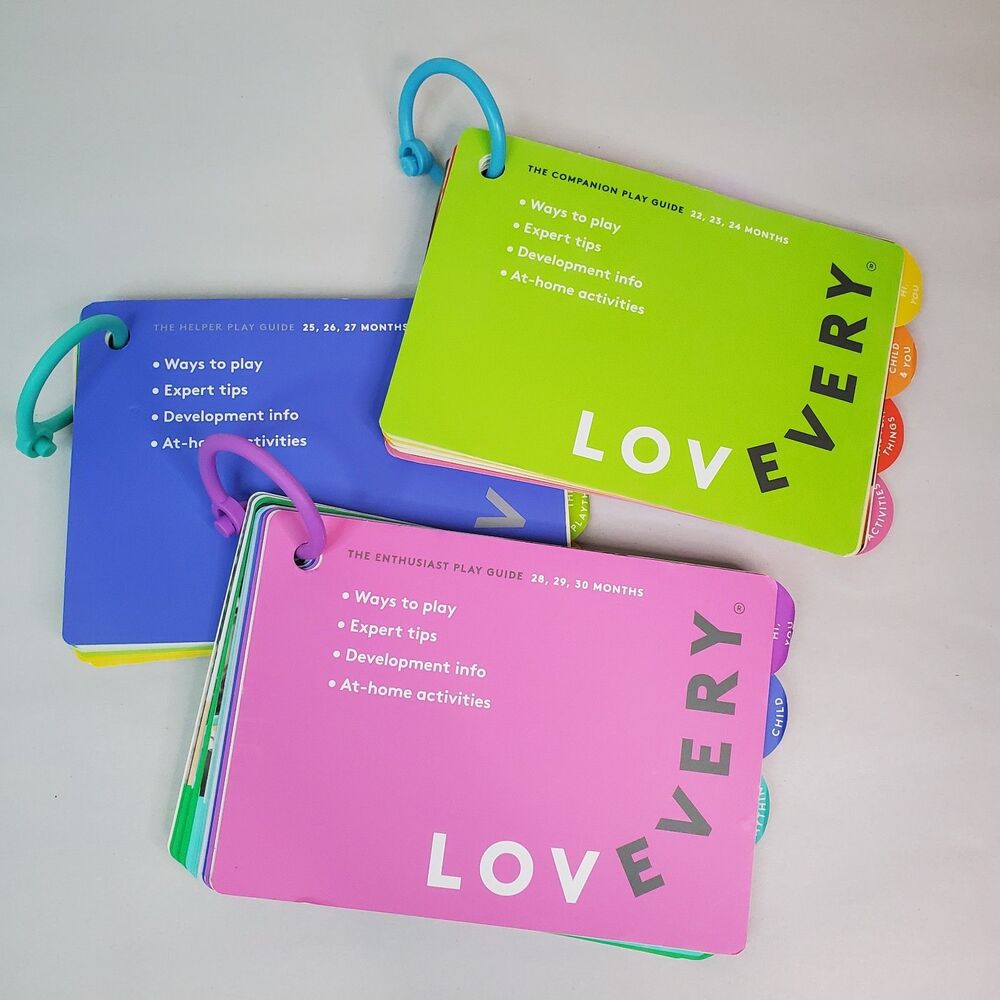 Lot of 3 Lovevery Play Guides from 22 - 30 Months LOVE EVERY BABY TODDLER
